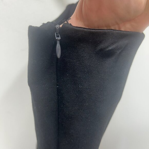 Quince Ultra-Stretch Ponte Pintuck Ankle Pants black small - Picture 8 of 11